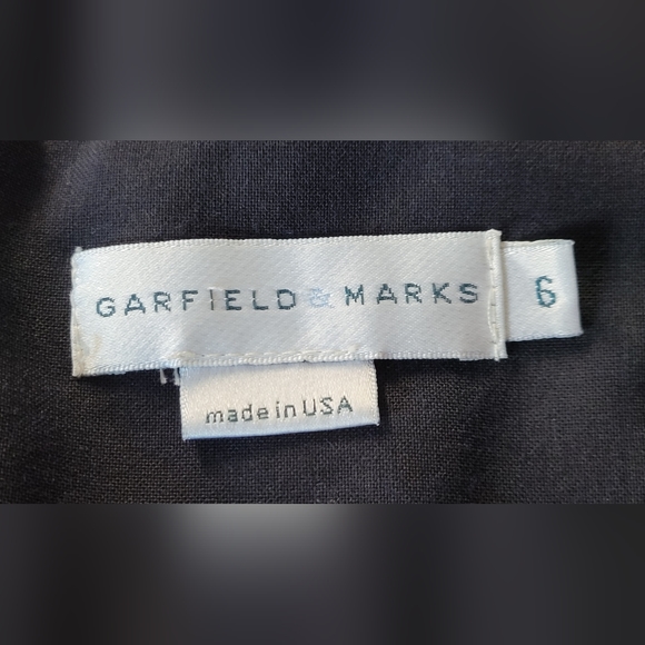 Navy Blue Square Neck Sheath Dress - Picture 8 of 15